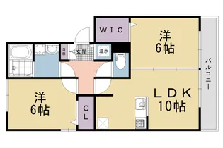 アムール嵐山【2階】の間取り