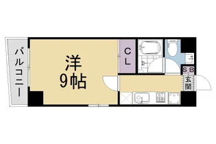 京都府京都市右京区西京極畔勝町【マンション】の間取り