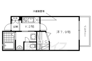 レジデンス紫苑【2階】の間取り