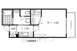 レジデンス紫苑【2階】の間取り