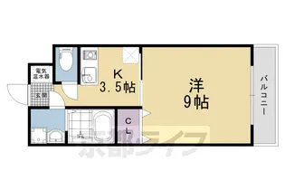 フォルムタテクラ【1階】の間取り