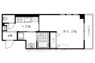 イクスピリオド五条【6階】の間取り