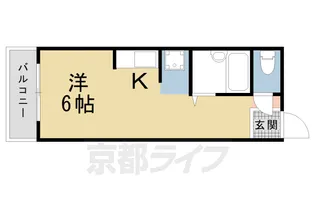明輝マンション D棟【313号室】の間取り
