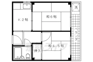 第二光マンション【402号室】の間取り