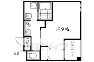京都府京都市右京区西院春日町【マンション】の間取り
