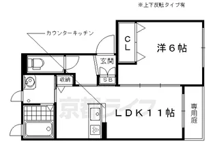 Lo Paseo bien【102号室】の間取り