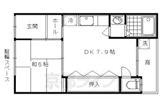 京都府京都市下京区西洞院通七条上る福本町【一戸建】の間取り