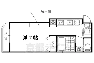 プリオーレ中堂寺【103号室】の間取り