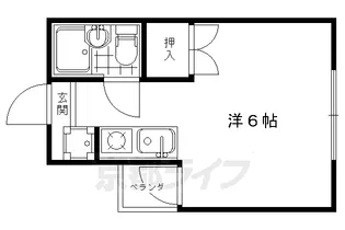 COSMO PALACE【203号室】の間取り