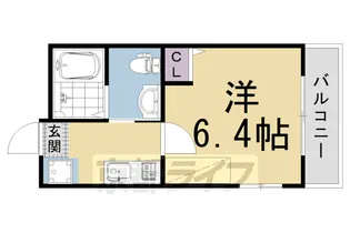 E’Z太子道【4階】の間取り