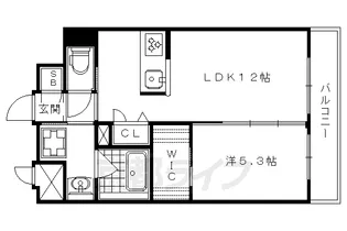 SHAMAISON JJ【411号室】の間取り