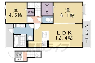 「エスポワールブリイエ」【2階】の間取り