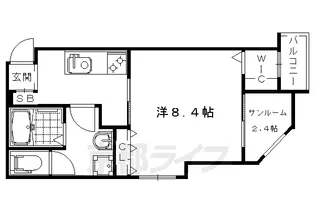 シャーメゾンCoco【201号室】の間取り