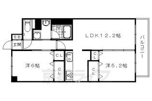 エレガンスNEO【4階】の間取り