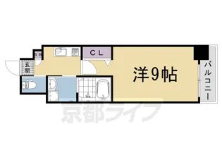 グランレブリー太秦天神川【2階】の間取り