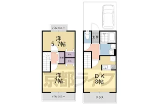 フェアリーハイツ【1階】の間取り