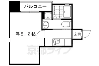 グランドーリア西院【5-E号室】の間取り