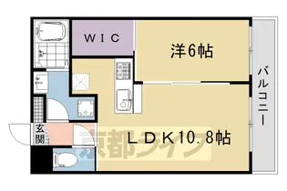 京都府京都市右京区鳴滝音戸山町【マンション】の間取り