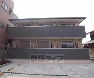 京都府京都市右京区太秦門田町【アパート】の外観