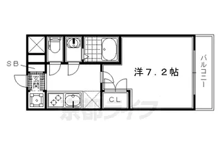 サムティ京都西大路【5階】の間取り
