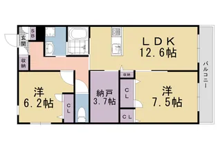 satis vita【3階】の間取り