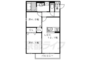 セジュールKOTO【3階】の間取り