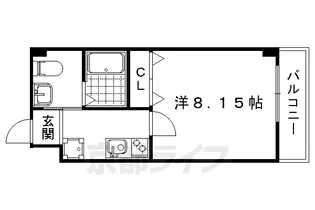 V−style西院【2階】の間取り