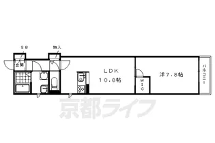 シャーメゾン高辻【3階】の間取り