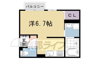 SARADA BASE【201号室】の間取り
