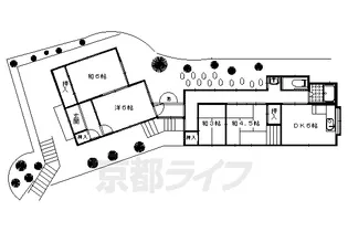 京都府京都市右京区梅ケ畑広芝町【一戸建】の間取り