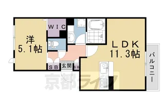 円町蒼憩舎【2階】の間取り