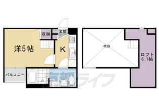 アルトラヴィーユ京都【1階】の間取り