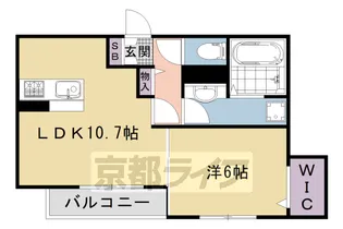 アグレアブル【103号室】の間取り