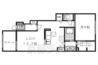カーサ・デ・ピノ【1階】の間取り