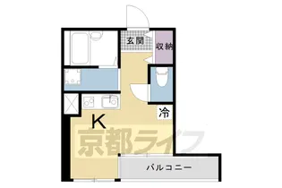 プランドール【402号室】の間取り