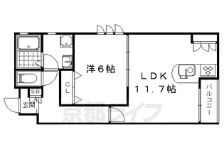 Stone Village【403号室】の間取り
