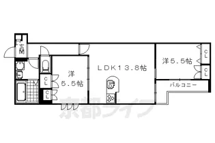 Stone Village【102号室】の間取り