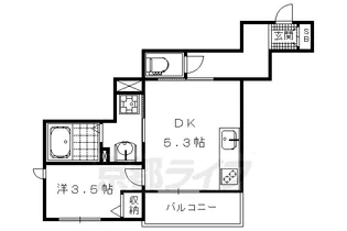 シャーメゾン住吉【4階】の間取り