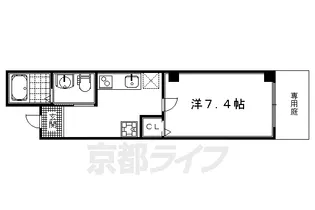 MESA VERDE 一条【101号室】の間取り