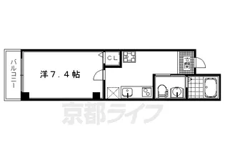 MESA VERDE 一条【304号室】の間取り