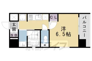 ベラジオ京都七条ウエスト【5階】の間取り