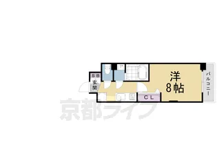 Luxe京都西大路【7階】の間取り