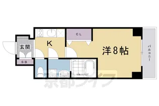 1Kの間取り画像