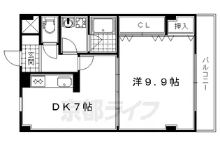 House miyavi 嵯峨の郷【1階】の間取り