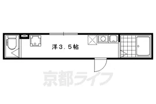 フォルトゥーナ壬生【101号室】の間取り