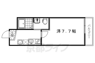 フォルトゥーナ壬生【206号室】の間取り
