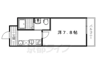 フォルトゥーナ壬生【201号室】の間取り