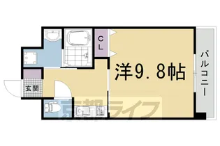 5S京都五条【4階】の間取り