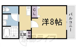 ランフォート天神川【201号室】の間取り