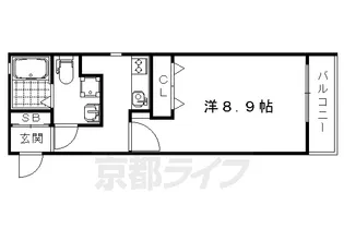 グランドーリアSAIIN高辻【2階】の間取り